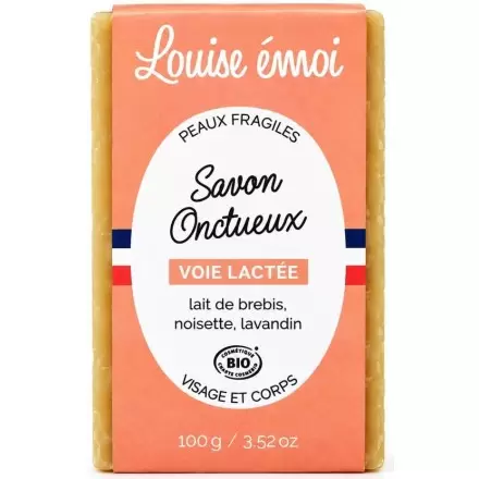 Savon au lait de brebis & noisette Bio Voie Lactée | Louise émoi