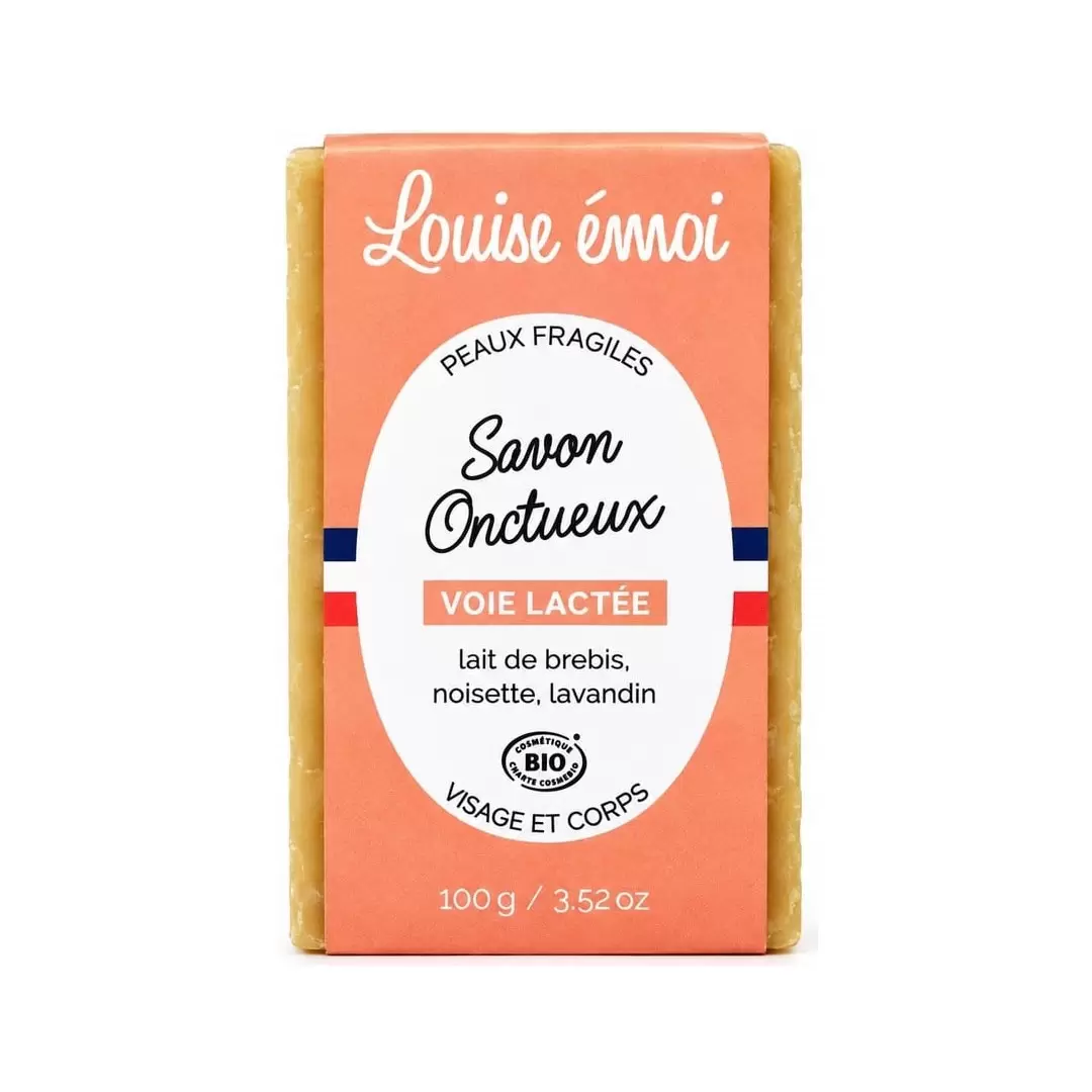 Savon au lait de brebis & noisette Bio Voie Lactée | Louise émoi