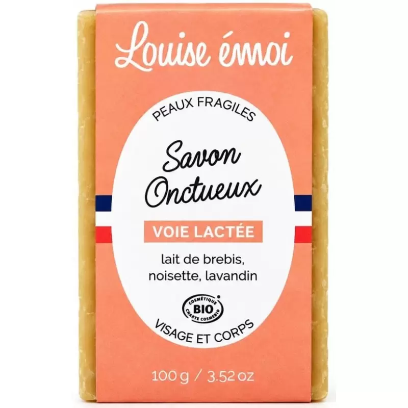 Savon au lait de brebis & noisette Bio Voie Lactée | Louise émoi