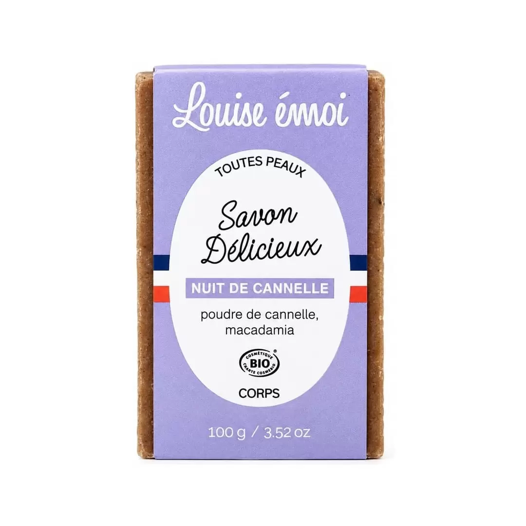 Savon exfoliant Bio cannelle Nuit de Cannelle | Louise émoi