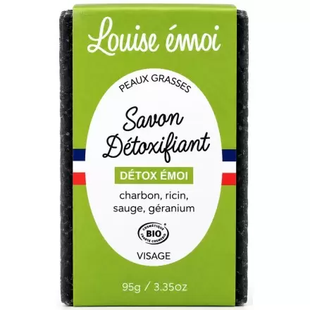 Savon au charbon Bio Détox émoi | Peau grasse | Louise émoi
