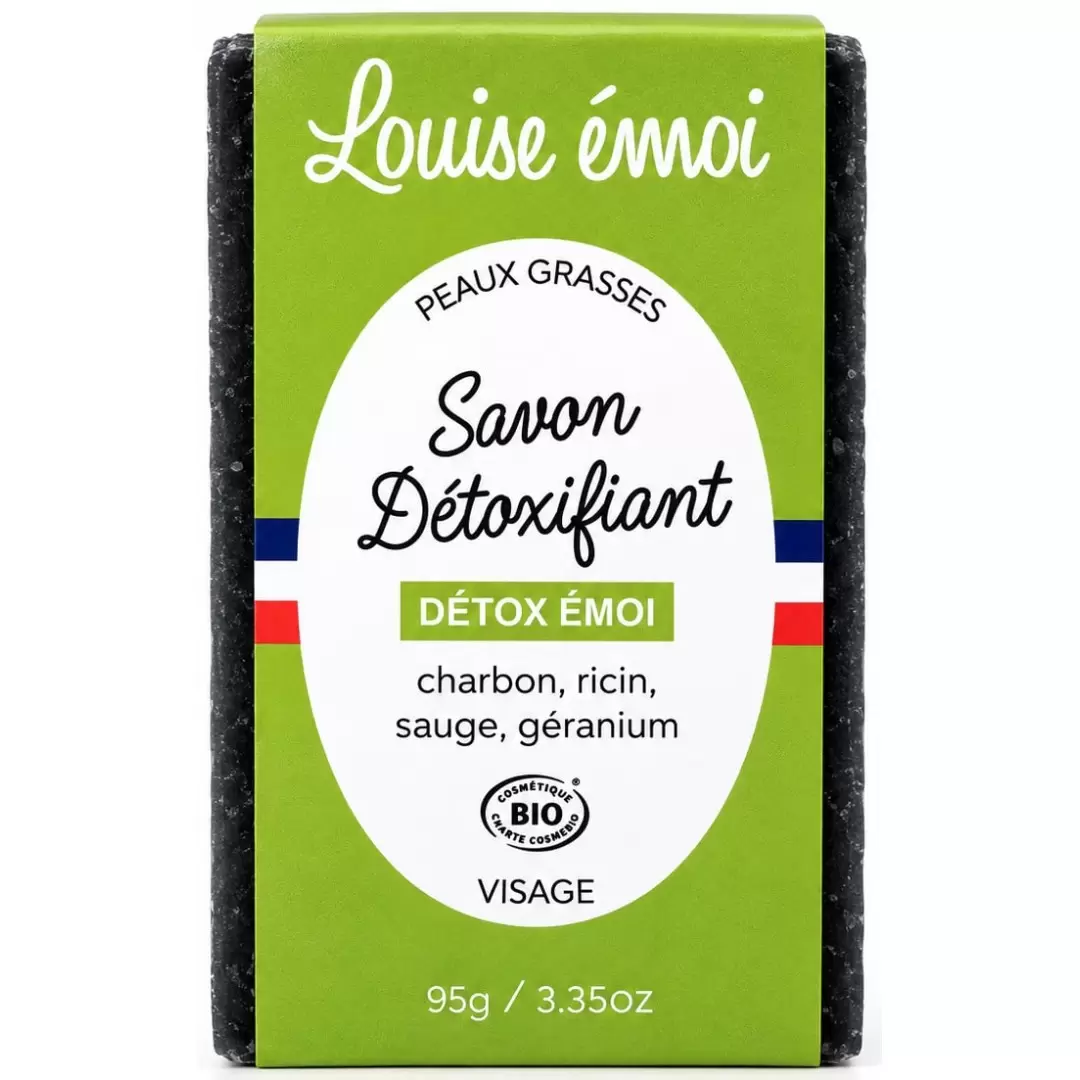 Savon au charbon Bio Détox émoi | Peau grasse | Louise émoi
