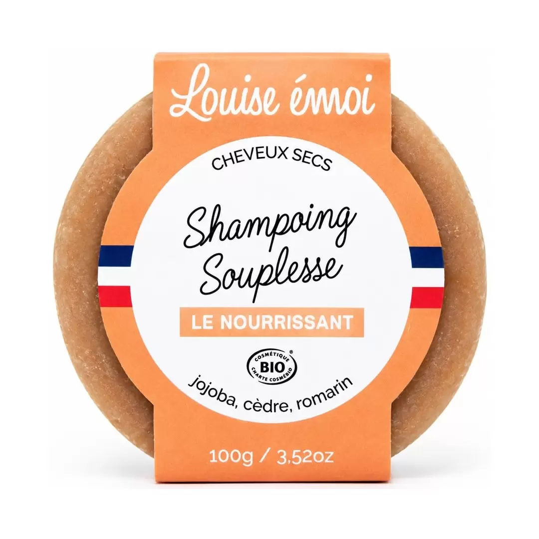 Shampoing solide Bio cheveux secs Le Nourrissant | Louise émoi