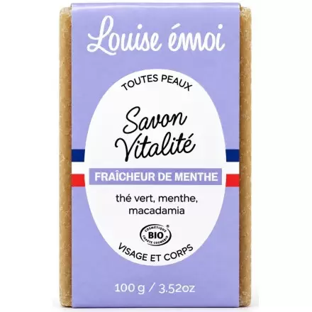 Savon menthe bio saponifié à froid – Fraîcheur de Menthe | Louise émoi