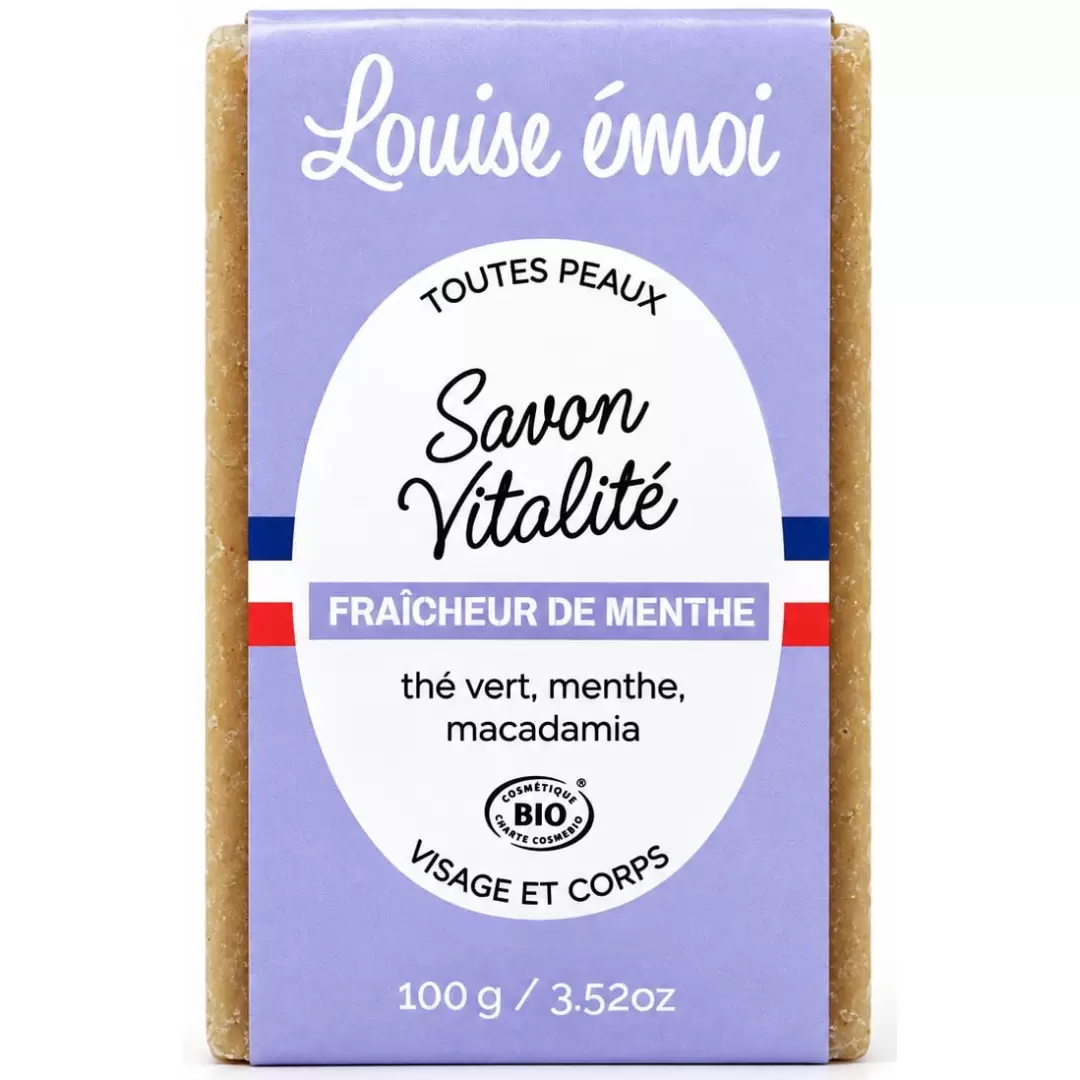 Savon menthe bio saponifié à froid – Fraîcheur de Menthe | Louise émoi