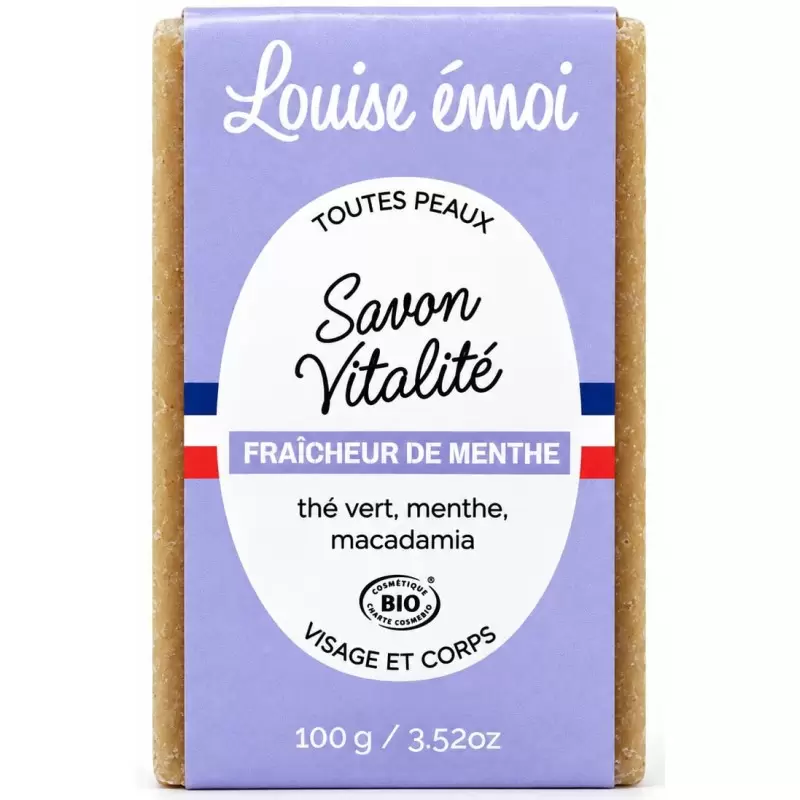 Savon menthe bio saponifié à froid – Fraîcheur de Menthe | Louise émoi