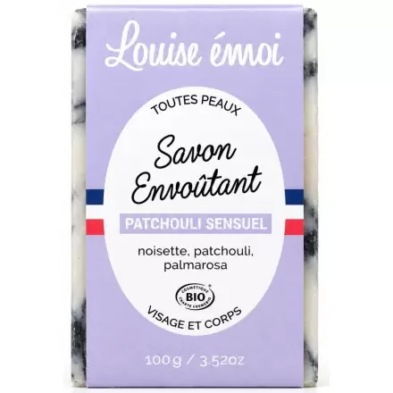 Savon Patchouli Sensuel bio saponifié à froid | Louise émoi