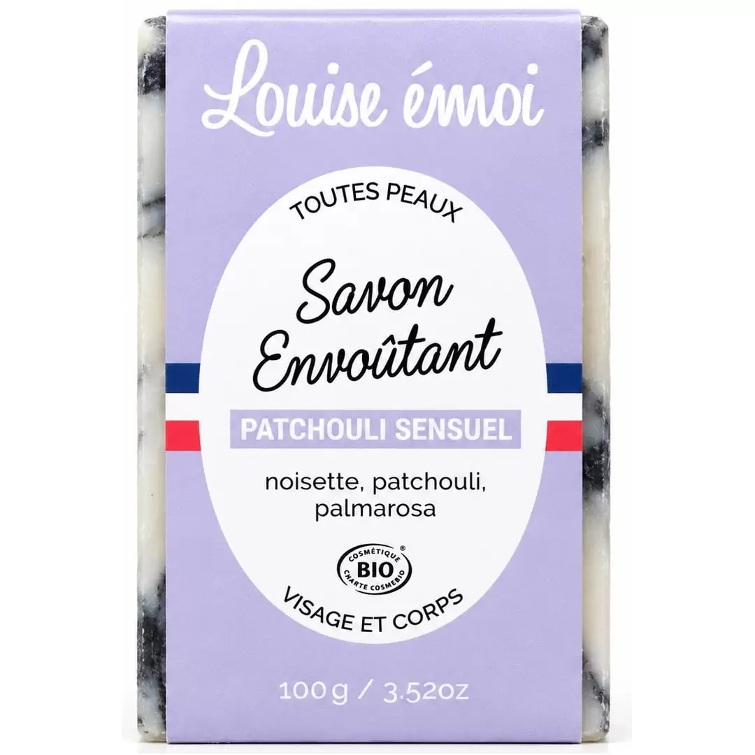 Savon Patchouli Sensuel bio saponifié à froid | Louise émoi
