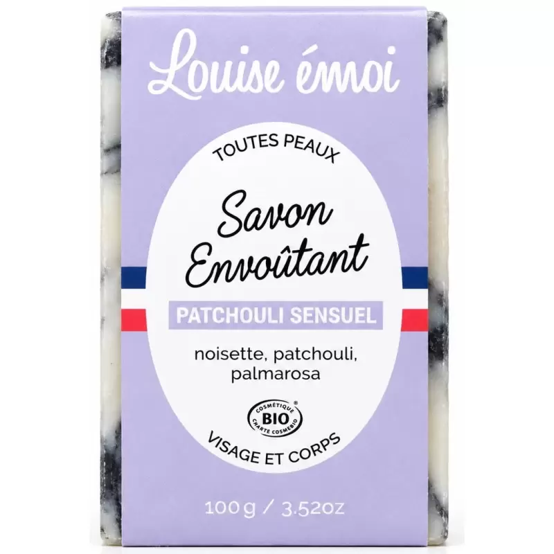 Savon Patchouli Sensuel bio saponifié à froid | Louise émoi