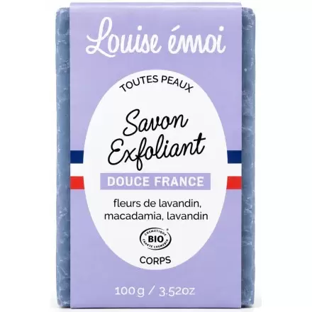 Savon lavandin exfoliant bio – Douce France | Louise émoi