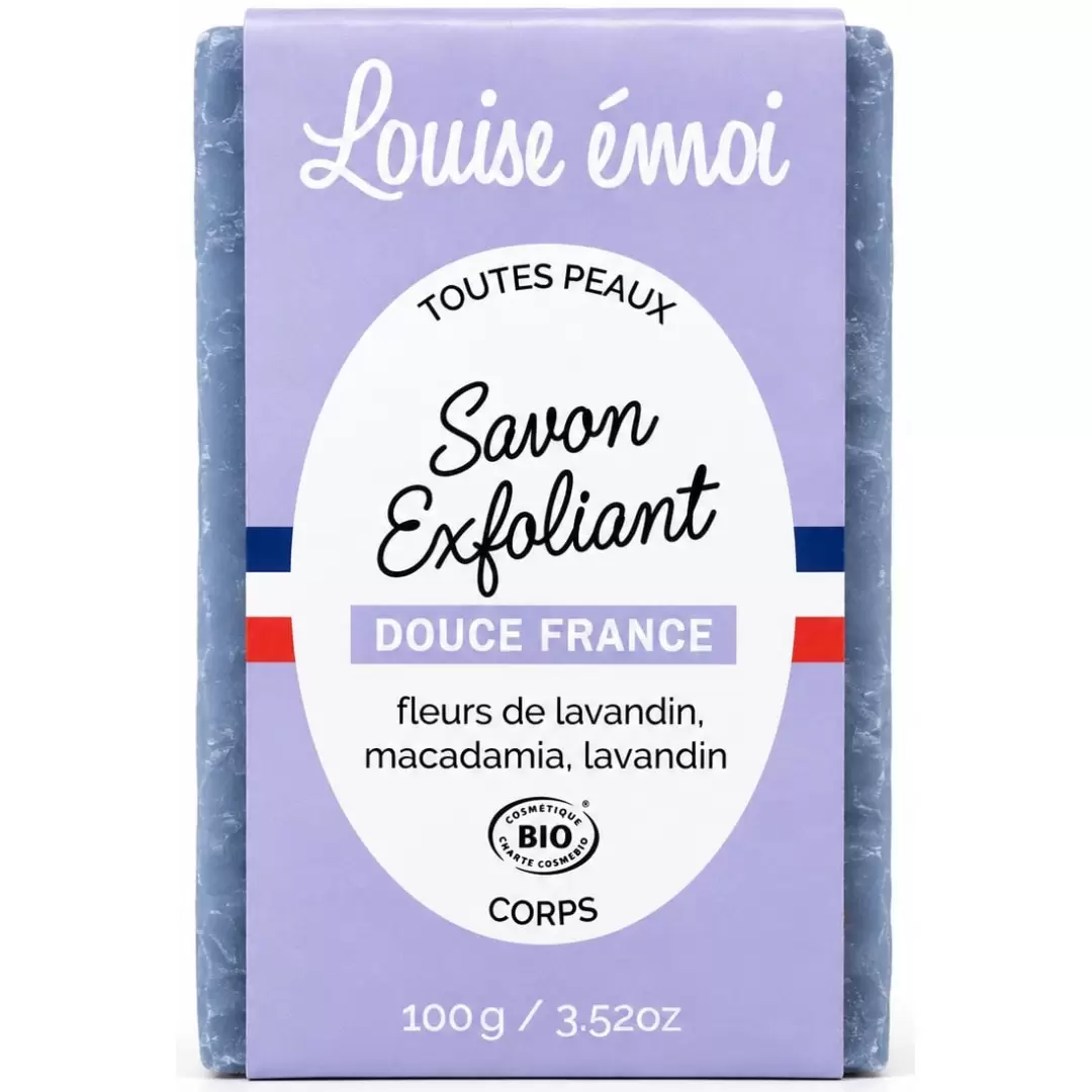 Savon lavandin exfoliant bio – Douce France | Louise émoi