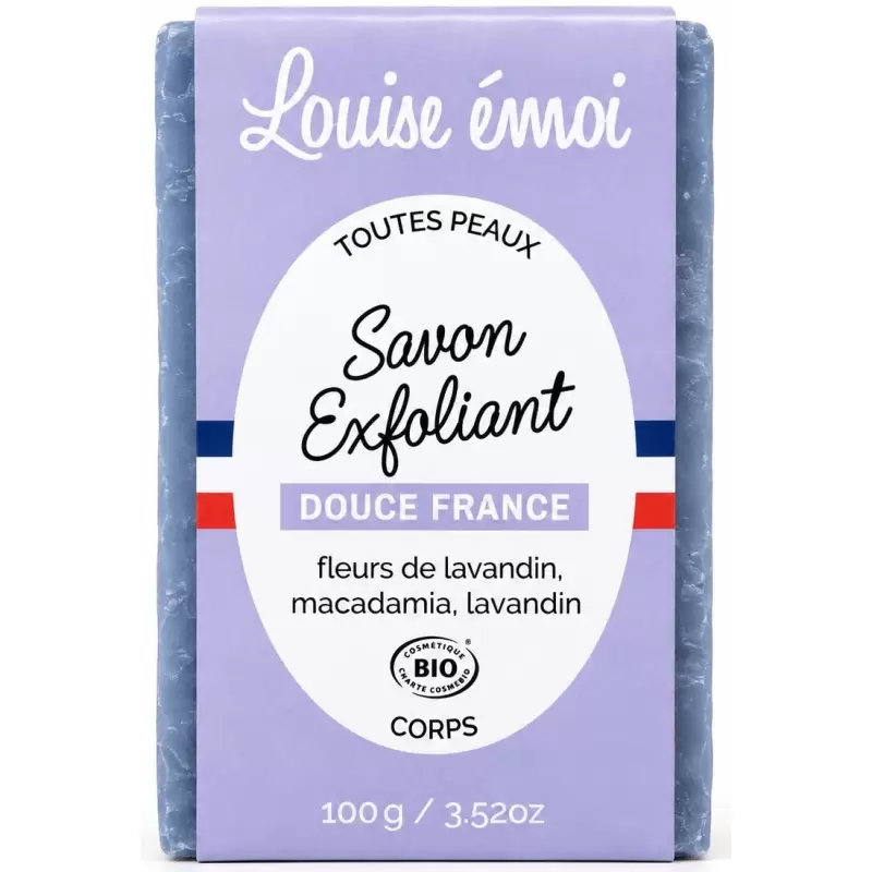 Savon lavandin exfoliant bio – Douce France | Louise émoi