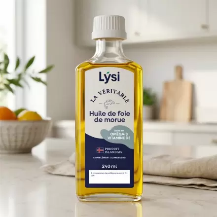 Huile de foie de morue 240 ml - Oméga 3 - Lýsi