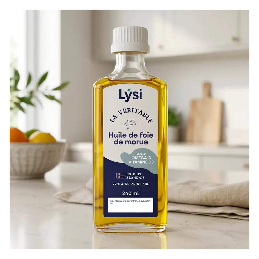 Huile de foie de morue 240 ml - Oméga 3 - Lýsi