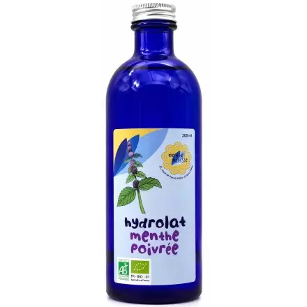 Hydrolat de Menthe Poivrée Bio du Jura – Qualité Alimentaire – Menthe et Mélisse