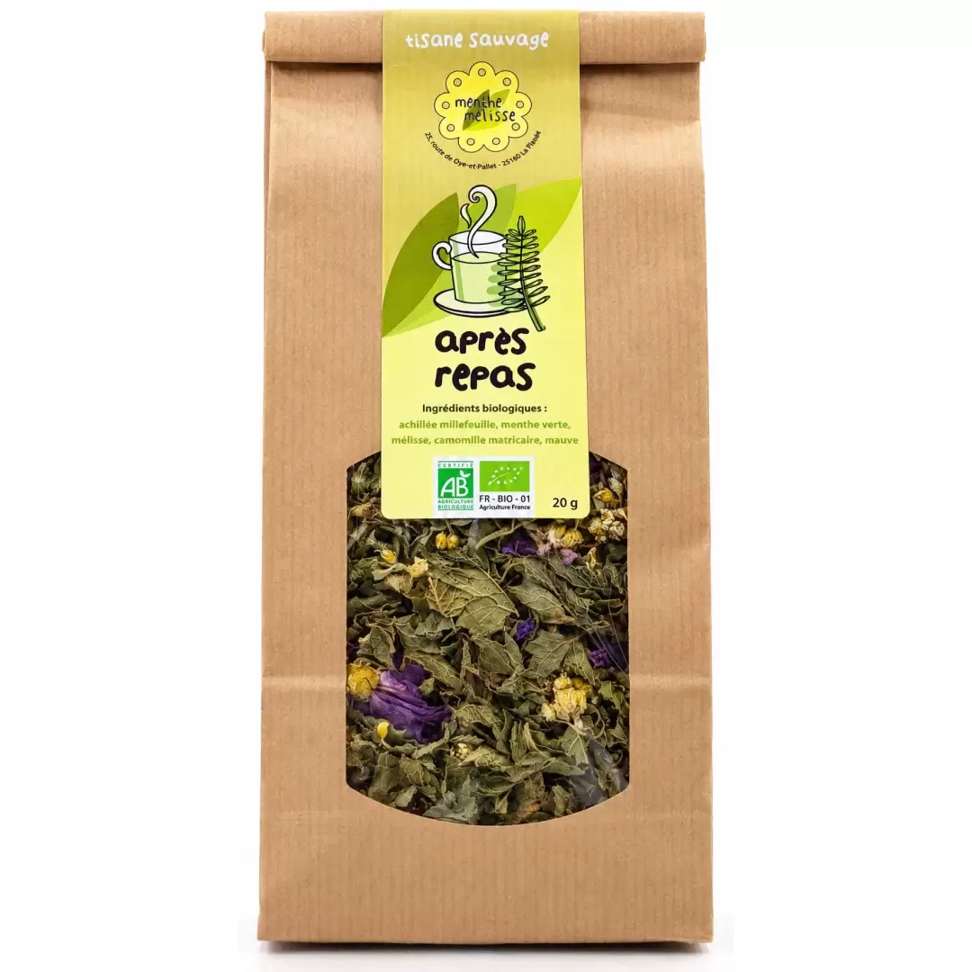 Tisane Digestion Bio Après Repas du Jura – Plantes Sauvages