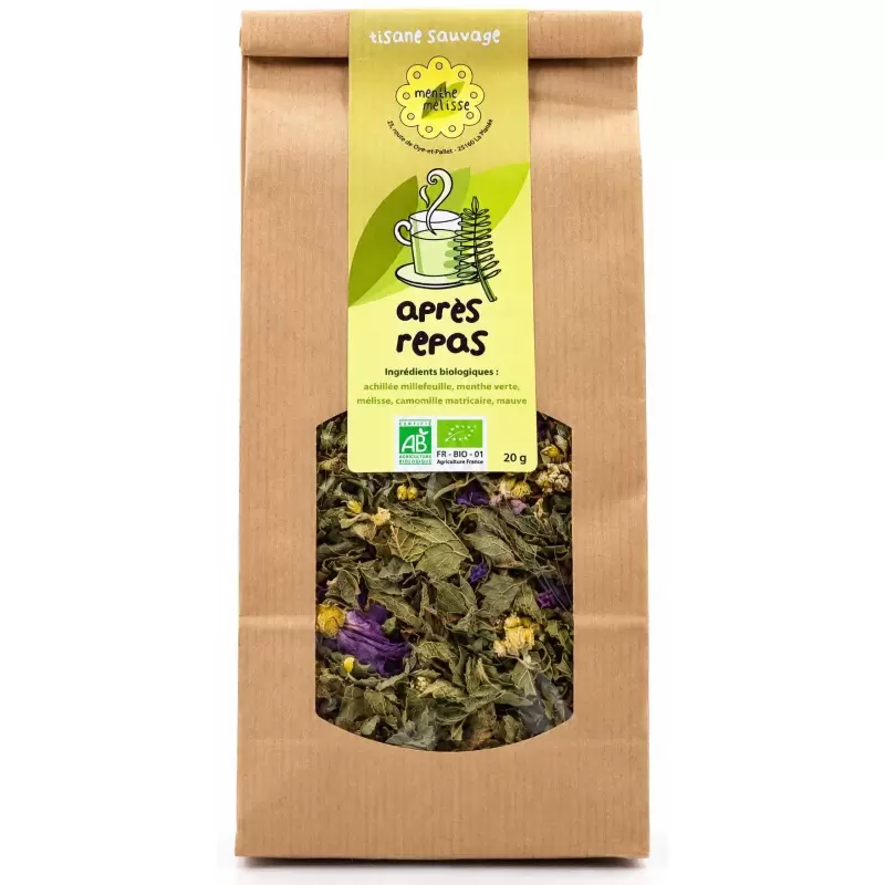 Tisane Digestion Bio Après Repas du Jura – Plantes Sauvages
