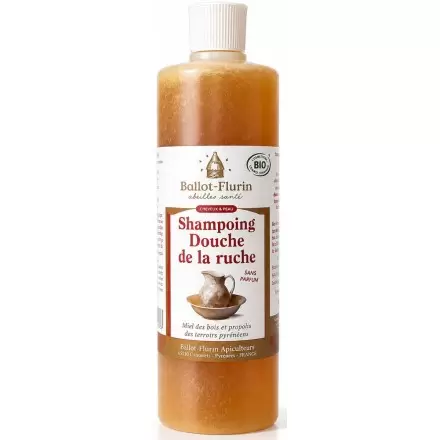 Shampoing Douche 3 en 1 Bio Miel & Propolis - 500ml | Ballot-Flurin