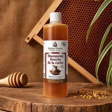 Shampoing Douche 3 en 1 Bio Miel & Propolis - 500ml | Ballot-Flurin
