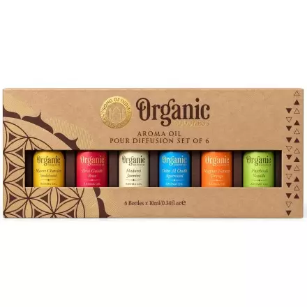 Coffret Cadeau 6 Huiles Aromatiques Organic Goodness – Song of India