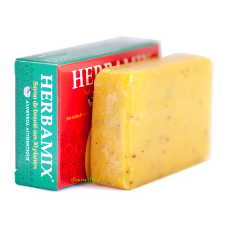 Savon ayurvédique Herbamix aux 30 plantes - 125g - Kerala Nature