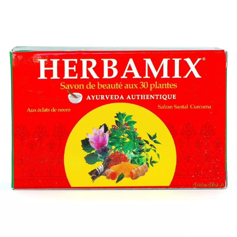 Savon ayurvédique Herbamix aux 30 plantes - 125g - Kerala Nature