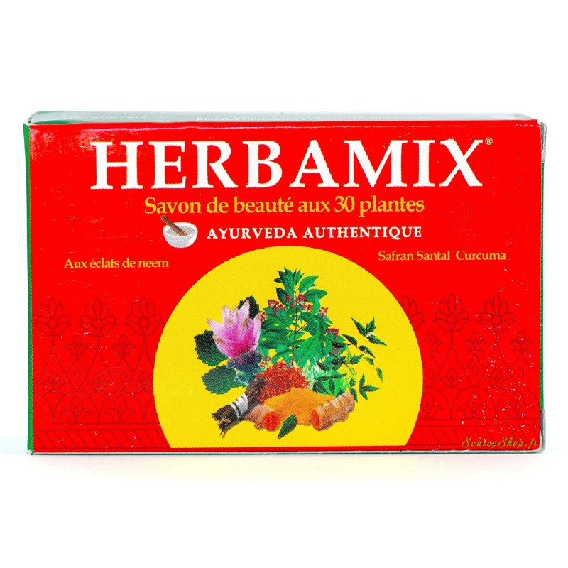 Savon ayurvédique Herbamix aux 30 plantes - 125g - Kerala Nature