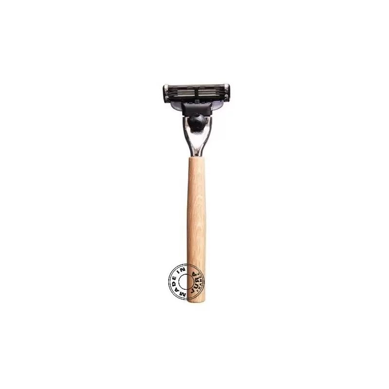 Rasoir durable en bois de chêne du Jura - Caliquo