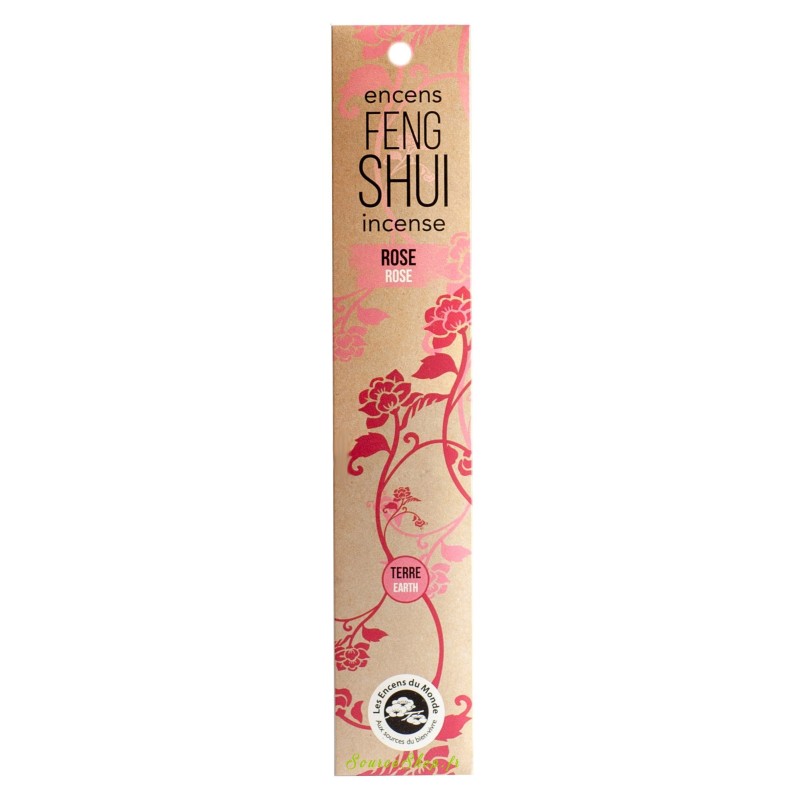 Encens Feng Shui - Rose - Elément terre