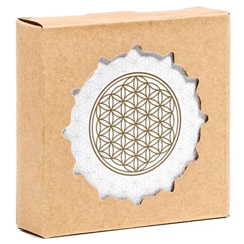 Lot de 6 Sous verres Fleur de Vie