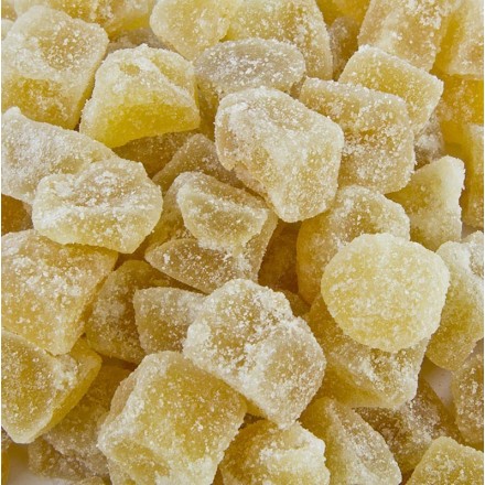Gingembre BIO cristallisé en cubes en vrac
