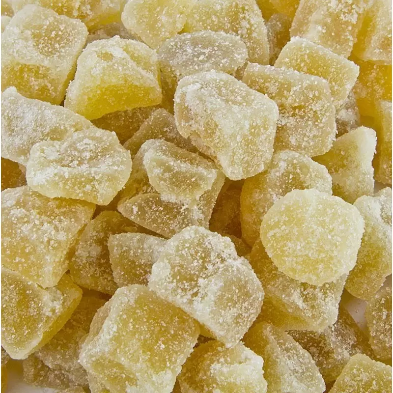 Gingembre BIO cristallisé en cubes en vrac