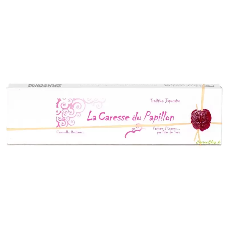 Encens BIO faits main La Caresse du Papillon - Tradition Japonaise - Parfums d'Encens