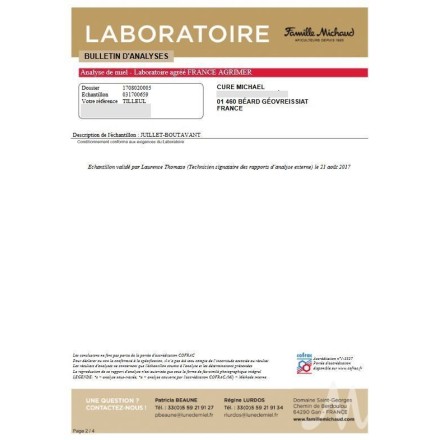Miel d'acacia du Haut-Bugey - 500g - Le Rucher des Fées Léma