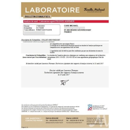 Miel d'acacia du Haut-Bugey - 500g - Le Rucher des Fées Léma