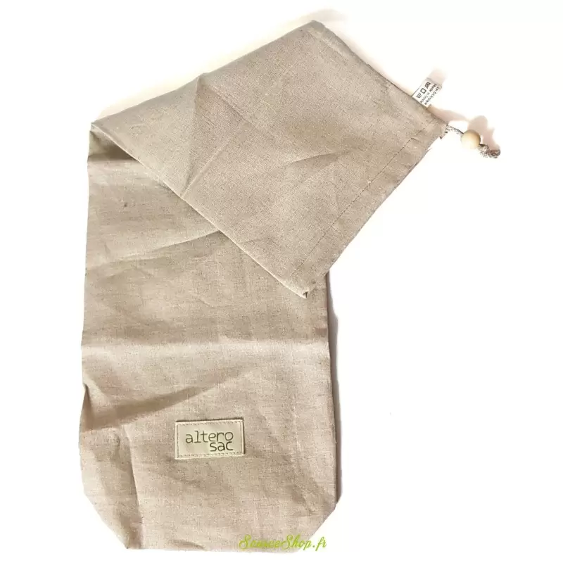 Sac à baguette BIO réutilisable en lin - Alterosac
