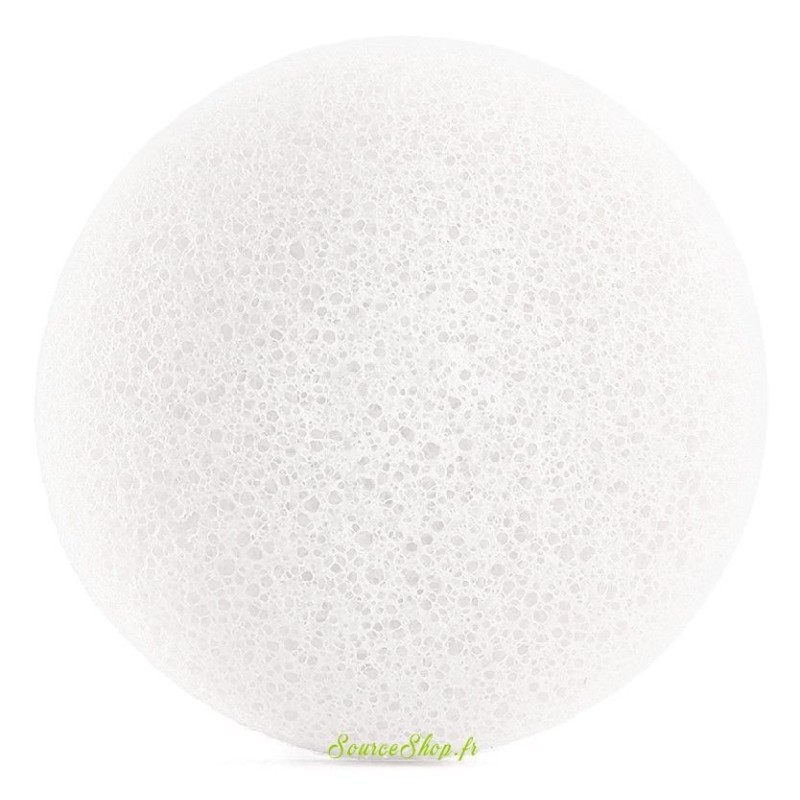 Eponge Konjac visage 100% pure - Naturelle & Biodégradable