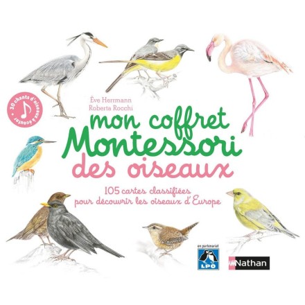 Mon coffret Montessori des oiseaux - Nathan