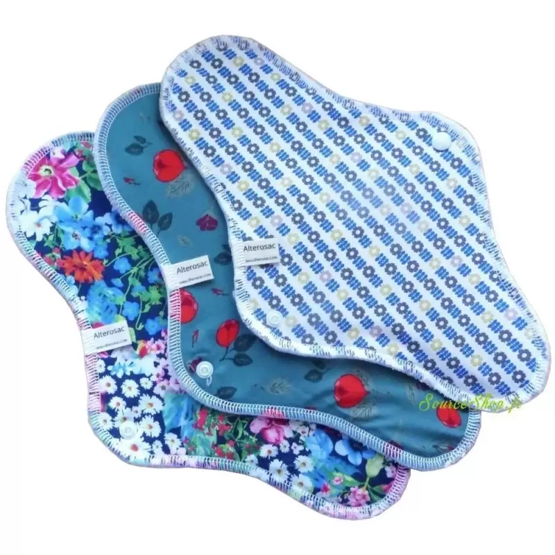 Serviette hygiénique de nuit BIO taille L - Alterosac