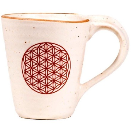 Mug en céramique Fleur de Vie - 350ml