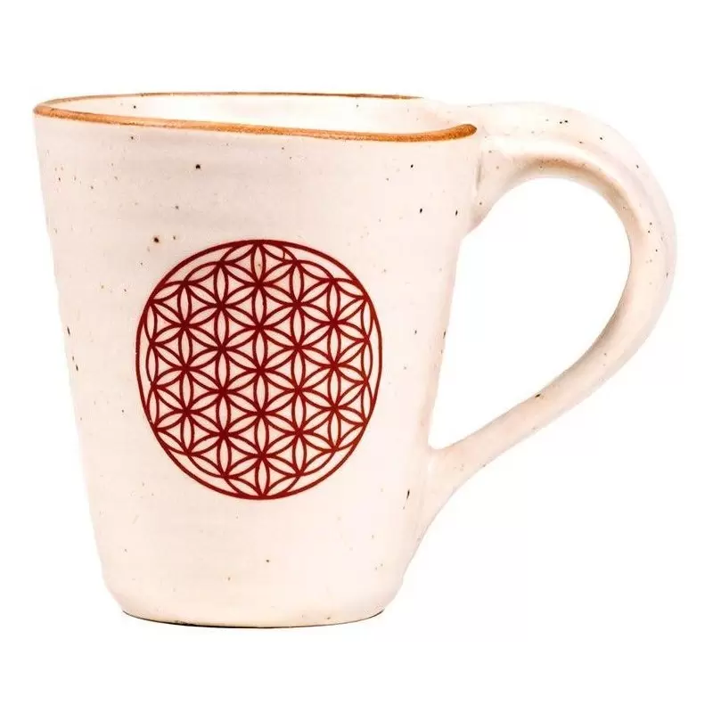 Mug en céramique Fleur de Vie - 350ml