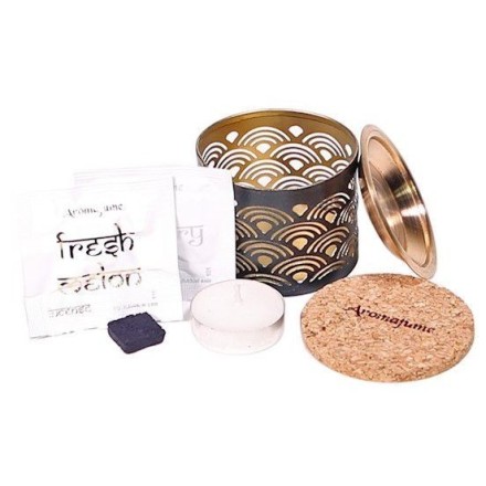 Brûleur encens & huiles essentielles - Vague japonaise - Aromafume