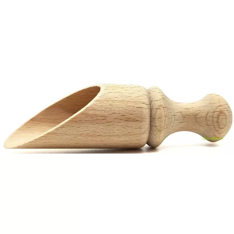 Cuillère à sel & épices en hêtre du Jura - Artisanal & Local