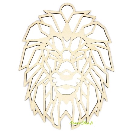 Lion origami en bois - Artisanal & Français