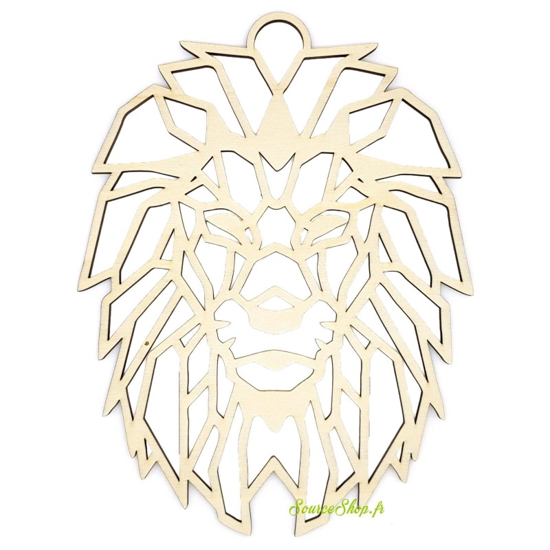 Lion origami en bois - Artisanal & Français
