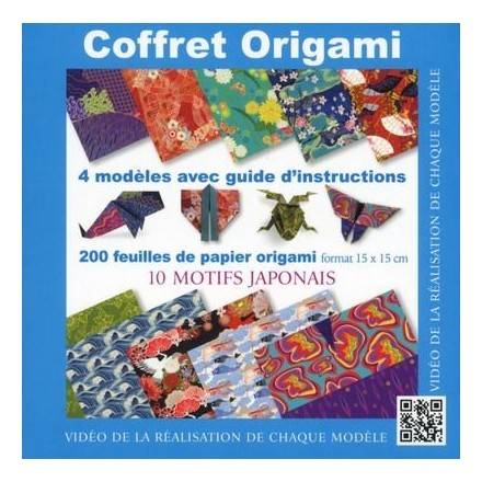 Coffret Origami - motifs japonais