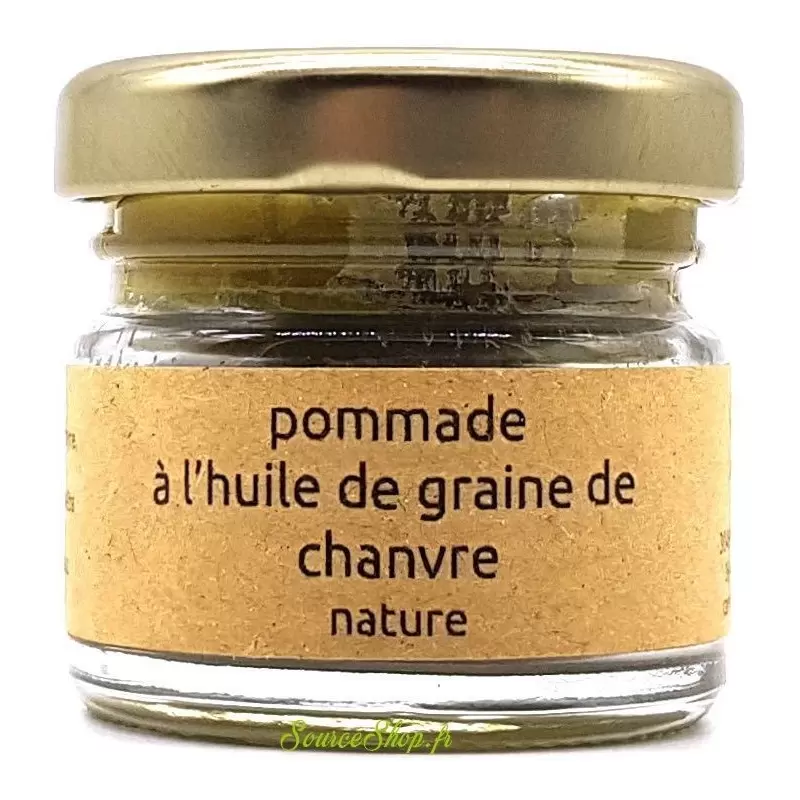 Pommade pure chanvre BIO artisanale - 20g - Canna d'Oc