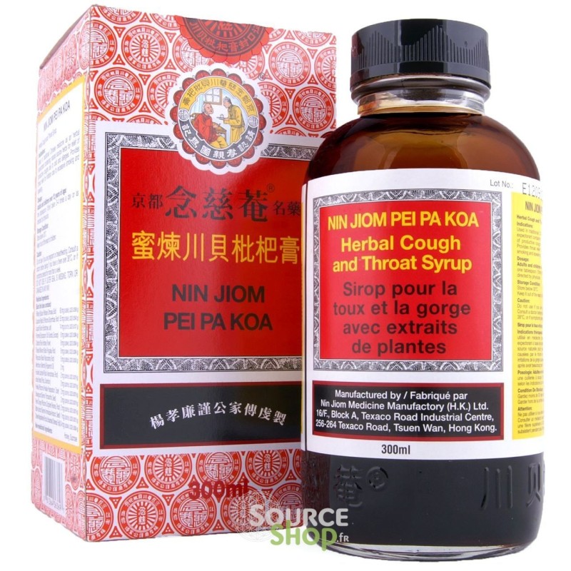 Sirop Nin Jiom Pei Pa Koa contre la toux - 150ml ou 300ml