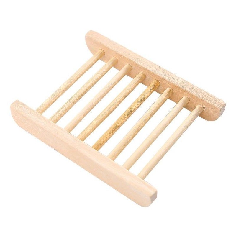 Porte-savon en bois naturel