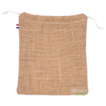 Sac en jute BIO réutilisable - Artisanal & Français - Source Shop